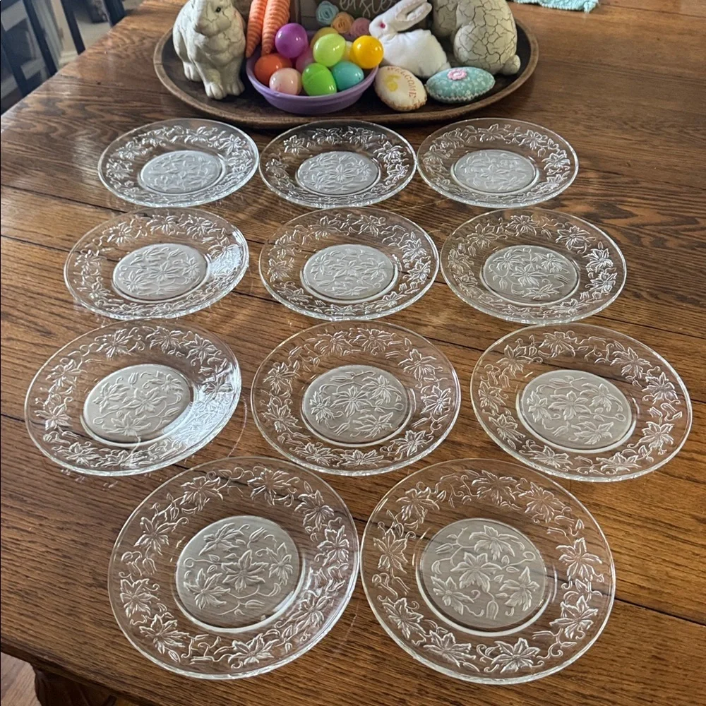 VINTAGE Princess House Fantasia Salad Plates - set of 11